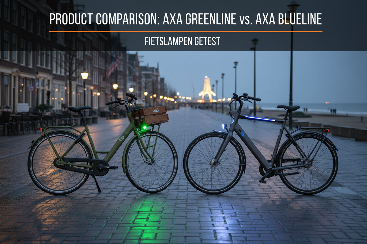 AXA verlichting: het verschil tussen de Greenline en Blueline serie voor forenzen