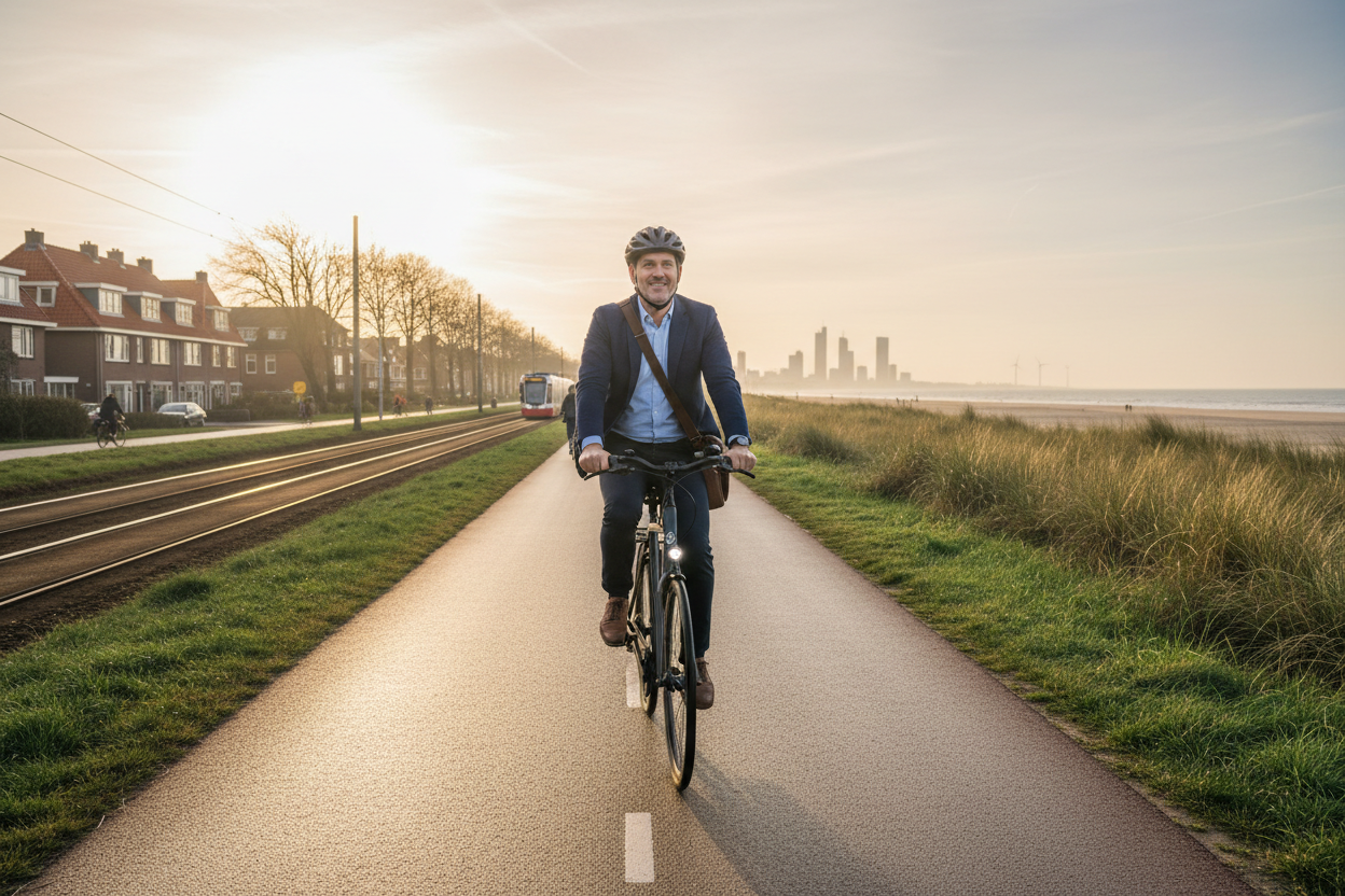 De dagelijkse rit van Scheveningen naar Den Haag Centrum: de ideale forenzenfiets