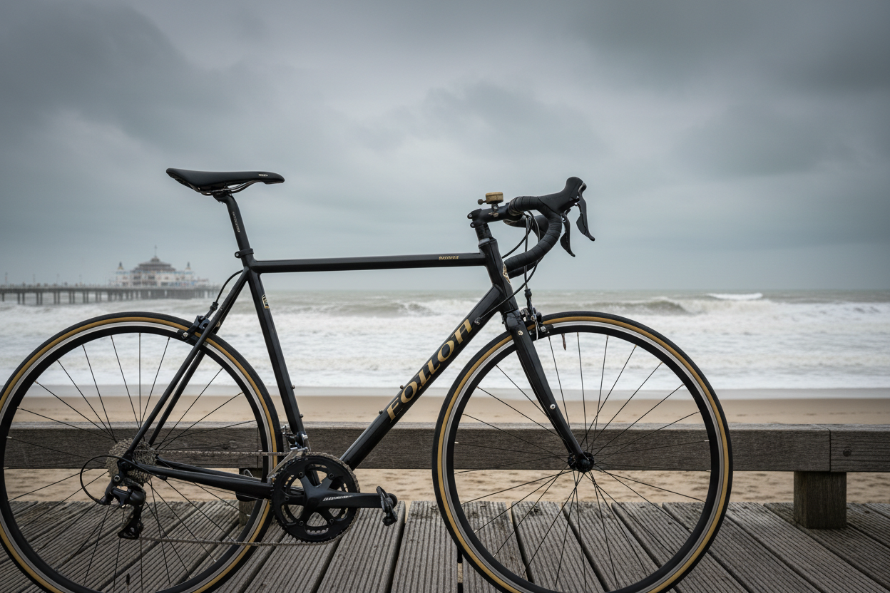 Roestige fiets door zilte zeelucht in Scheveningen — onderhoudstips voor kustbewoners