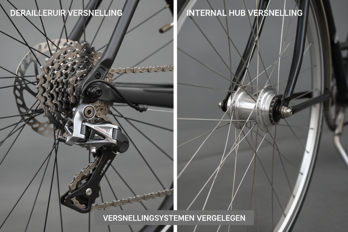 Derailleur vs. naafversnelling: een technische vergelijking voor de Scheveningse fietser