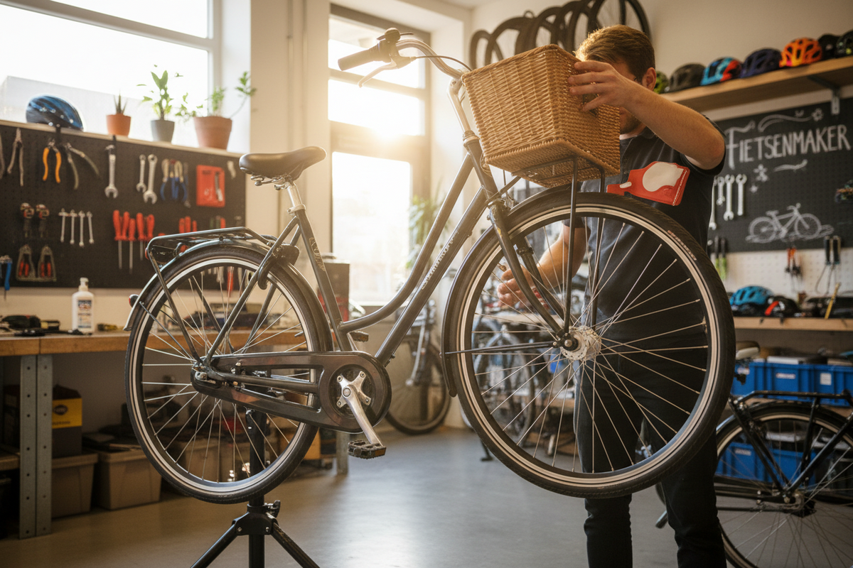 Snelle service bij onze fietswerkplaats in Scheveningen