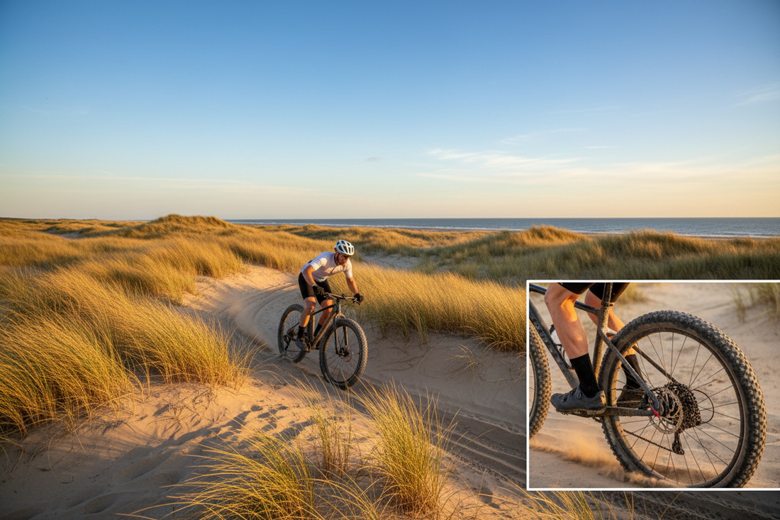 Fietsen door de duinen: welke aanpassingen aan je versnellingen en banden zijn handig?