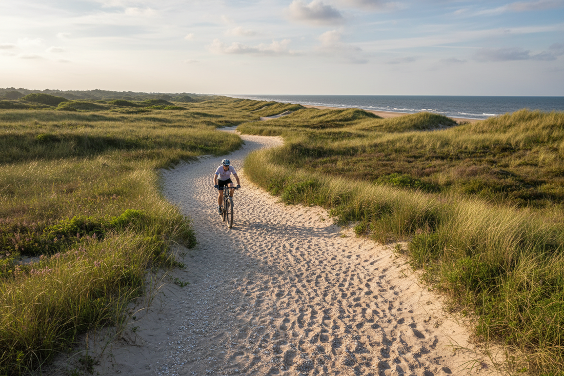Fietsen door het Westduinpark en Meijendel: welke fietsbanden overleven het schelpenpad?