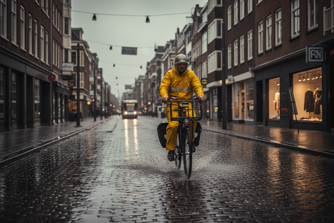 Fietsen in de regen: tips voor kleding en onderhoud