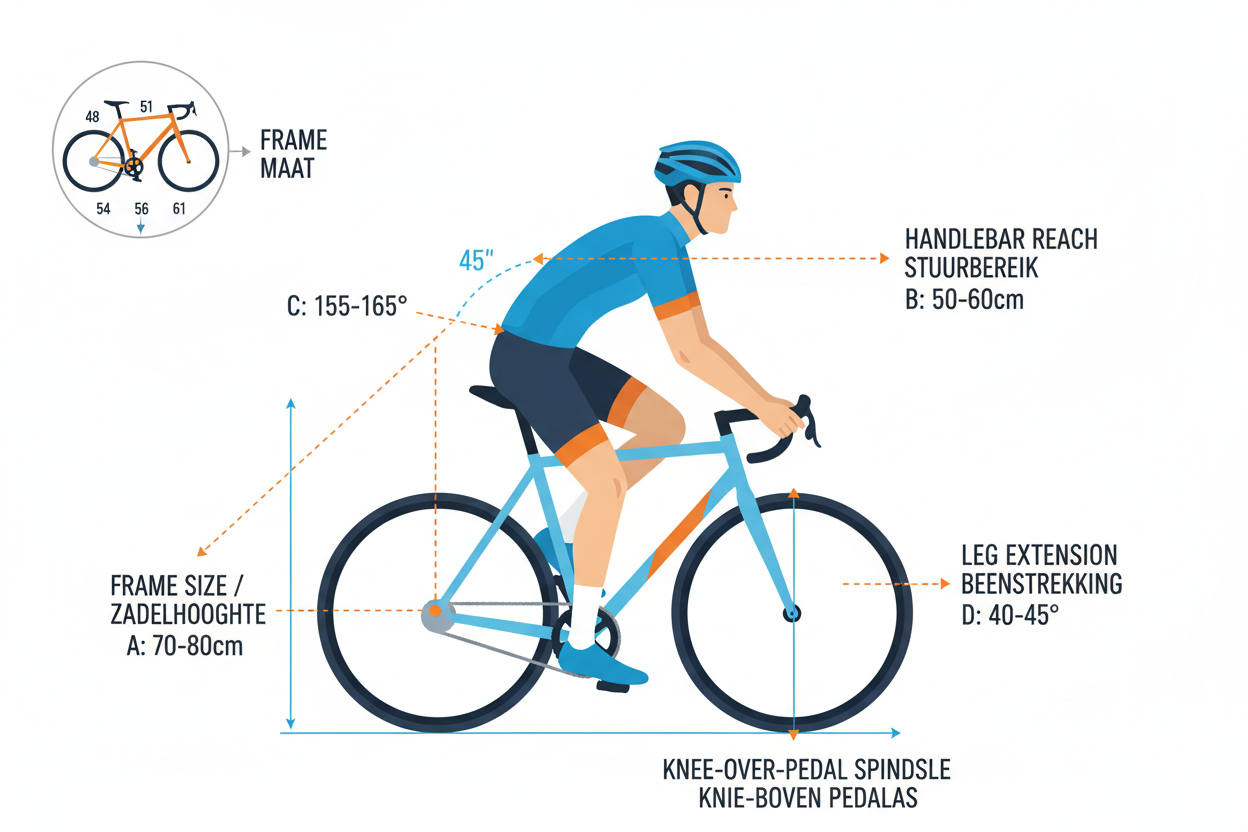 Framemaat berekenen: de juiste fiets op basis van jouw lichaamsmaten