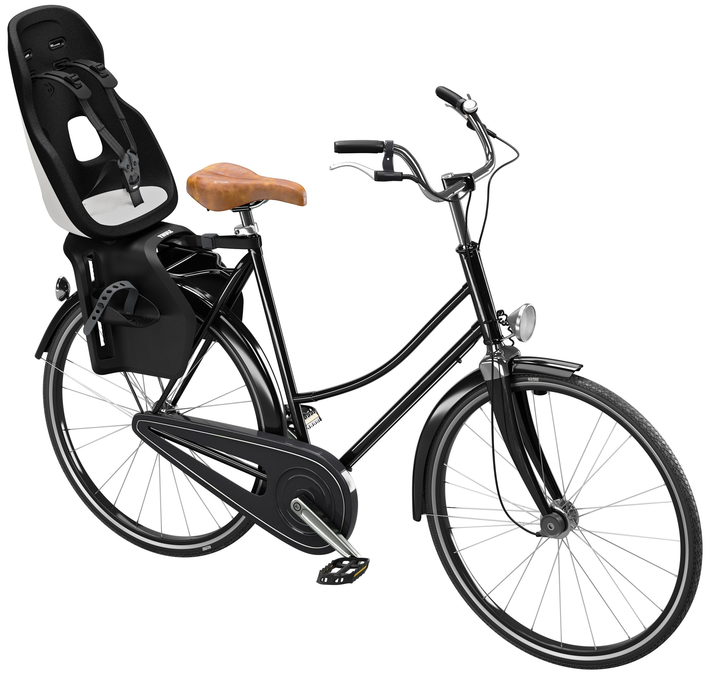 Kinderzitje achter Thule Yepp Nexxt 2 Maxi voor bagagedragerbevestiging - snow white