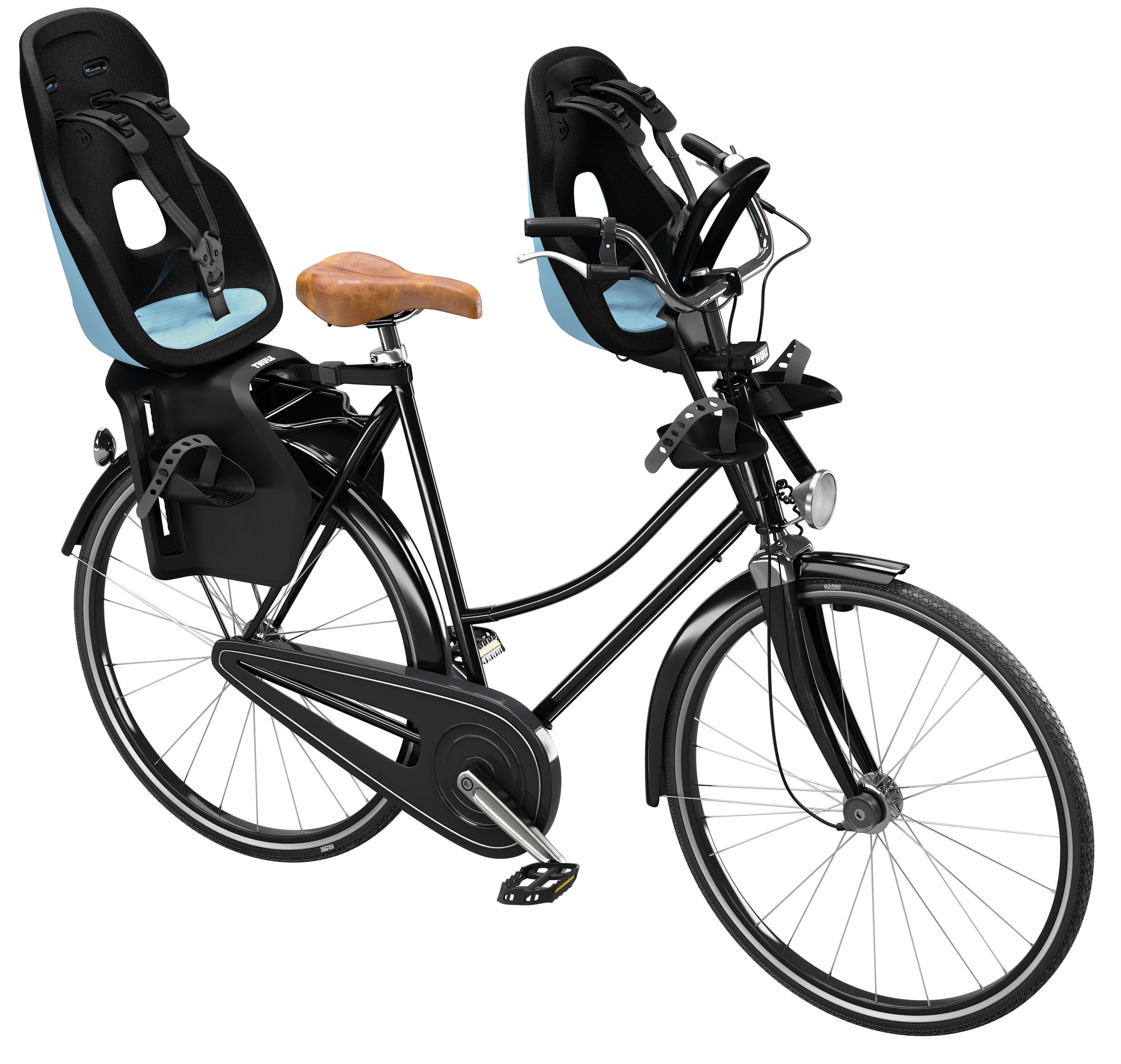 Kinderzitje achter Thule Yepp Nexxt 2 Maxi voor bagagedragerbevestiging - blauw