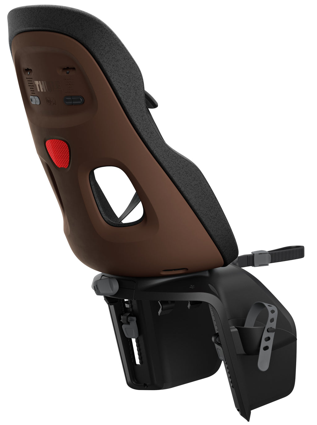 Kinderzitje achter Thule Yepp Nexxt 2 Maxi voor bagagedragerbevestiging - chocolate  brown