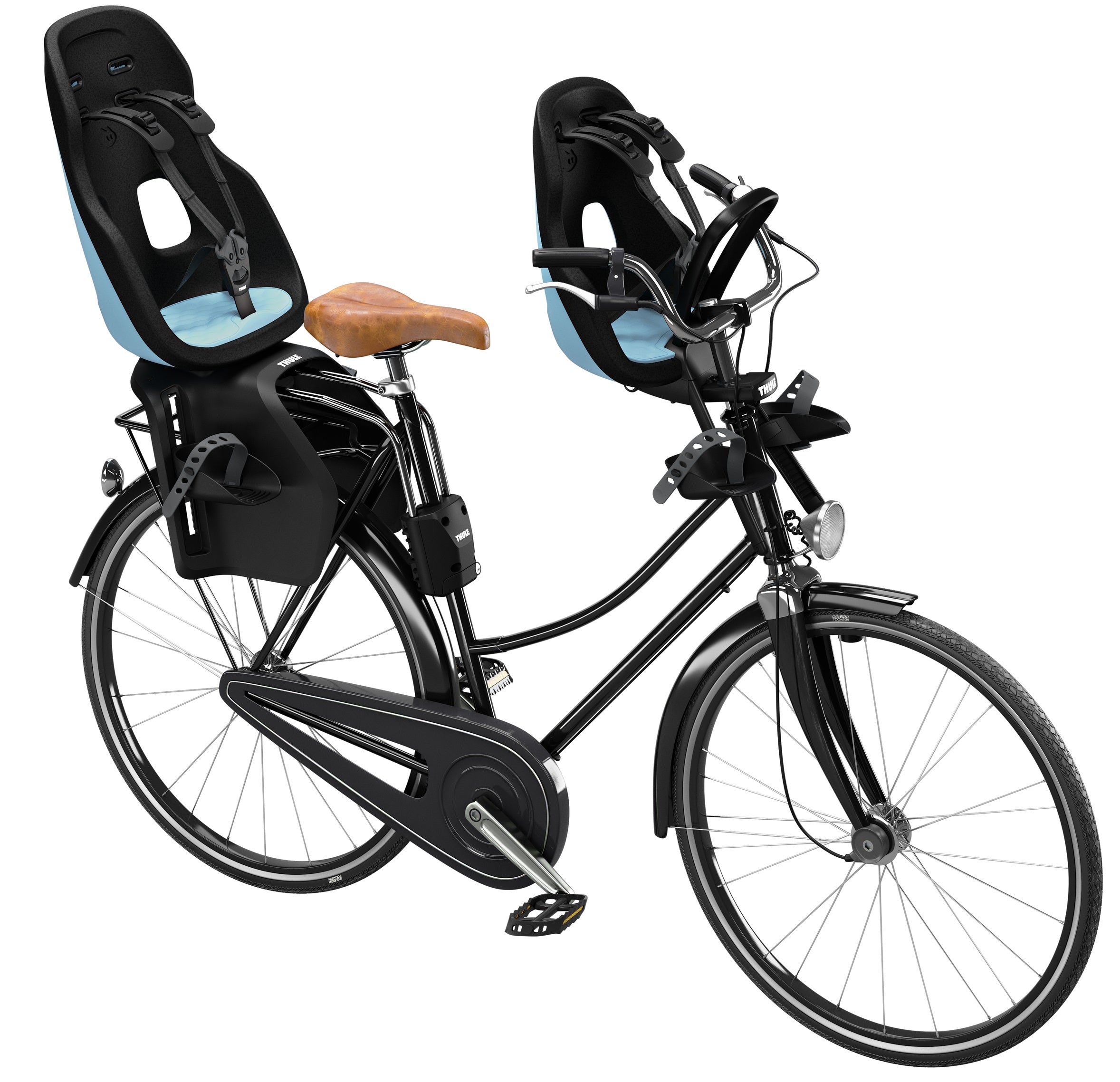 Kinderzitje achter Thule Yepp Nexxt 2 Maxi  voor framebevestiging - aquamarine blue