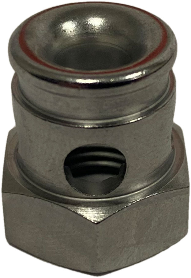Geleidingsmoer Sturmey Archer rechts voor as voor S3X naven - kort - HMN420