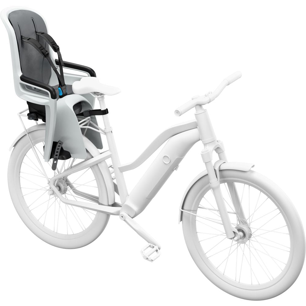 Kinderzitje achter Thule Ride Along 2 voor bagagedragerbevestiging - light grey
