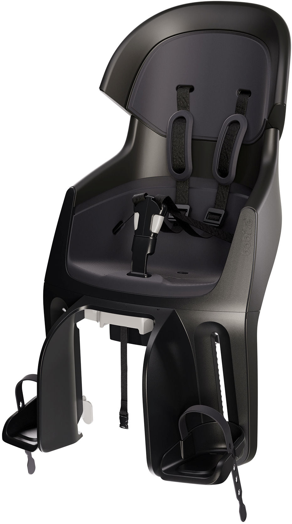 Kinderzitje achter Bobike Evolve Maxi - dragerbevestiging - Urban Black