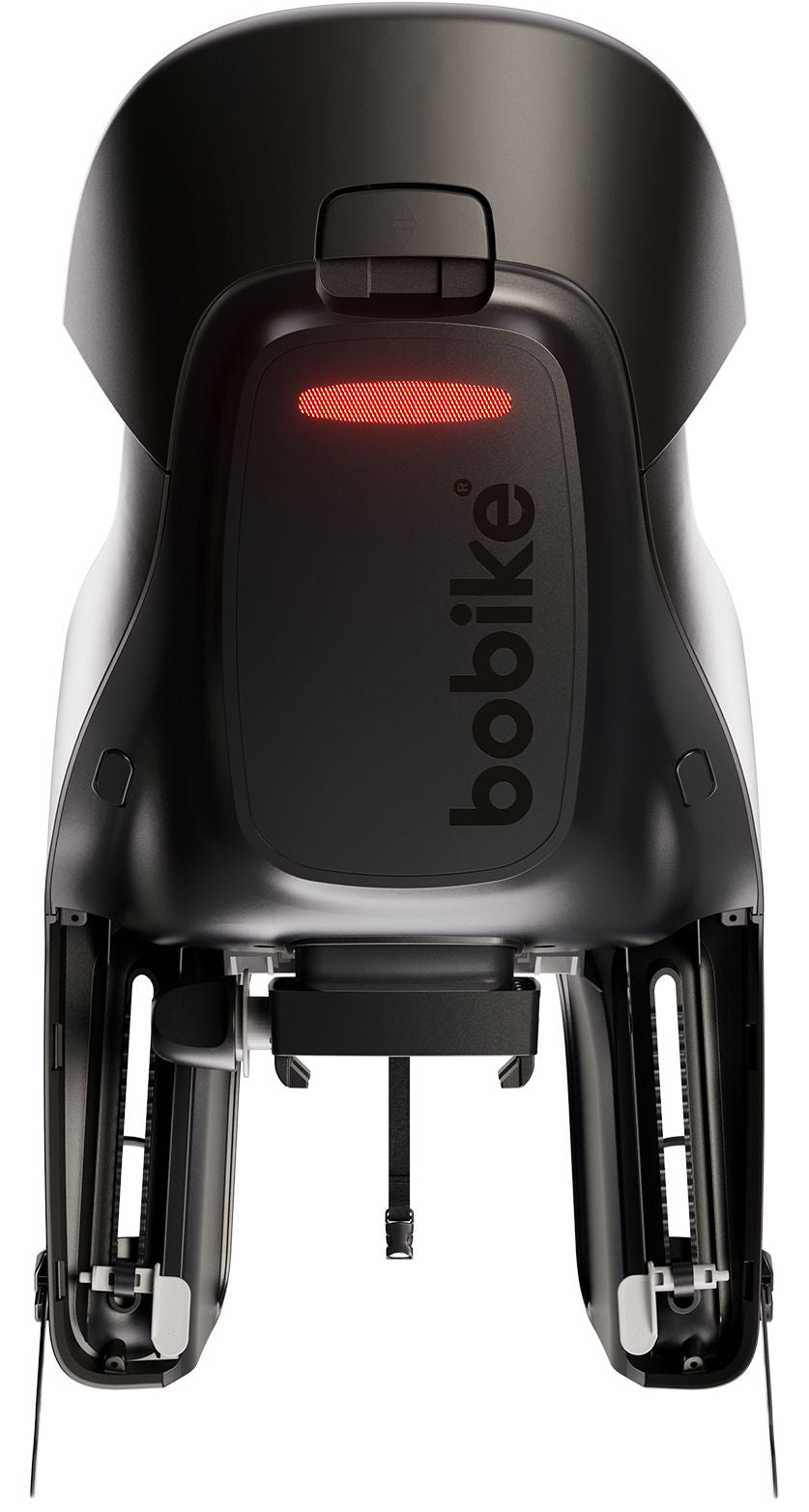 Kinderzitje achter Bobike Evolve Maxi - dragerbevestiging - Urban Black
