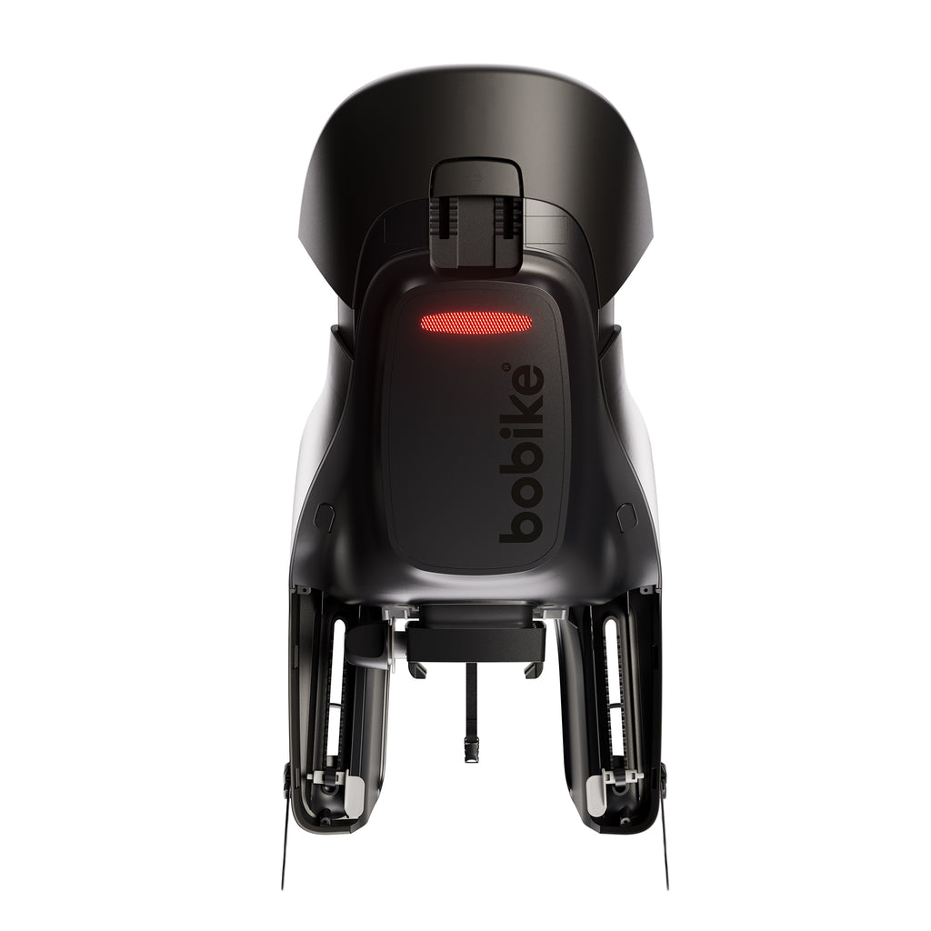 Kinderzitje achter Bobike Evolve Maxi - dragerbevestiging - Urban Black