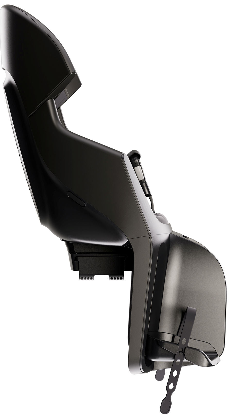 Kinderzitje achter Bobike Evolve Maxi - dragerbevestiging - Urban Black