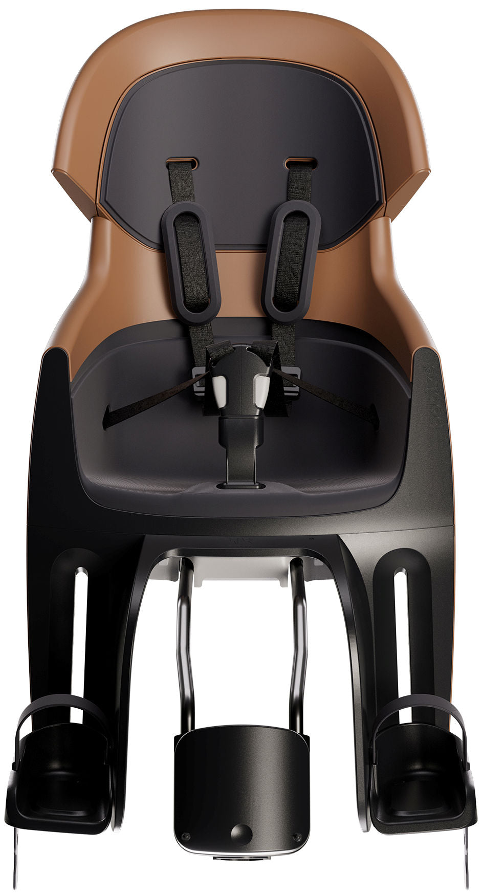 Kinderzitje achter Bobike Evolve Maxi - framebevestiging - Cinnamon Brown