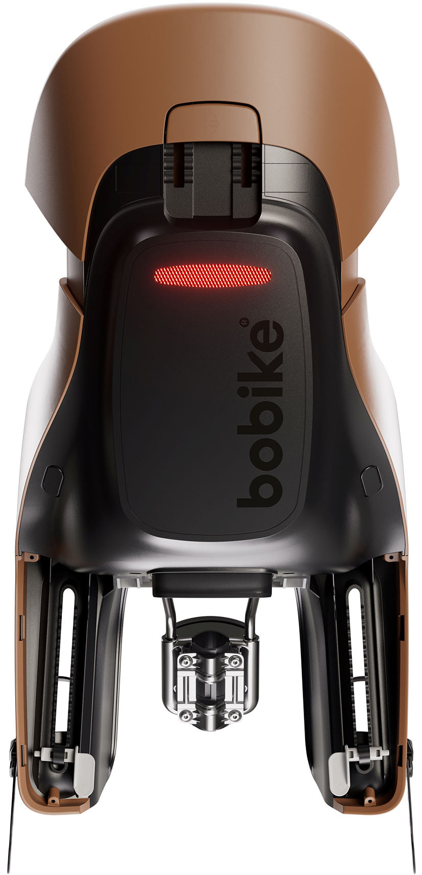 Kinderzitje achter Bobike Evolve Maxi - framebevestiging - Cinnamon Brown