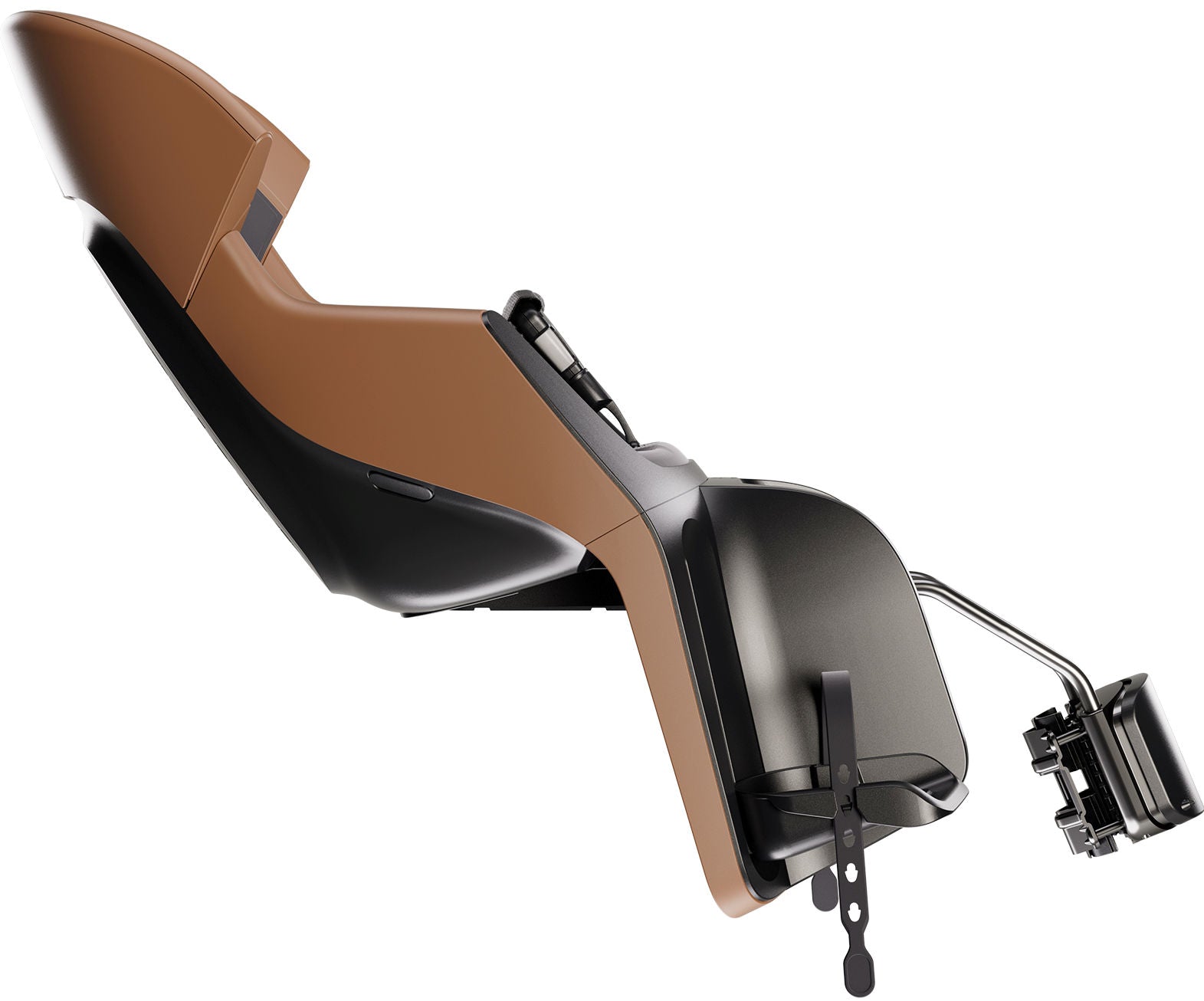 Kinderzitje achter Bobike Evolve Maxi - framebevestiging - Cinnamon Brown