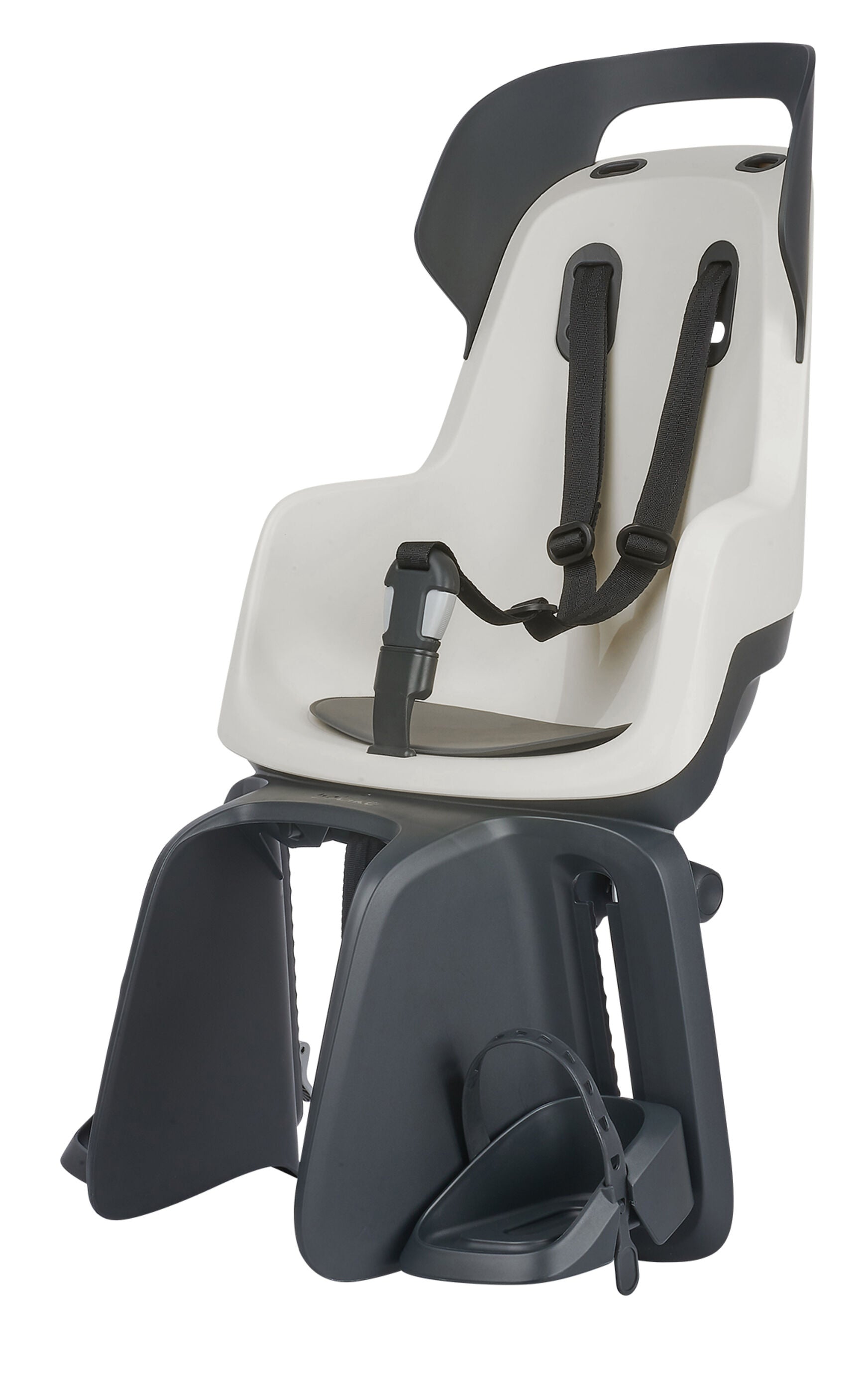 Kinderzitje achter Bobike GO Maxi AVS+ - dragermontage - vanilla cupcake