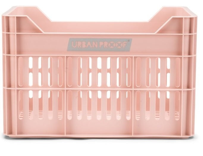 Gerecyclede Fietskrat Urban Proof Click 30 Liter - Pastelroze