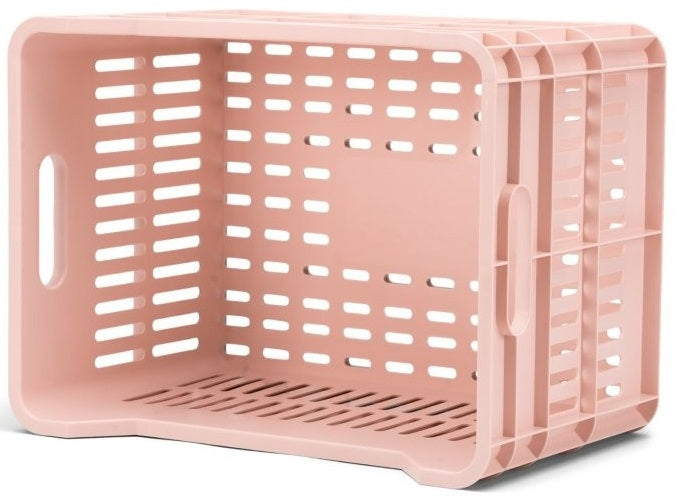 Gerecyclede Fietskrat Urban Proof Click 30 Liter - Pastelroze