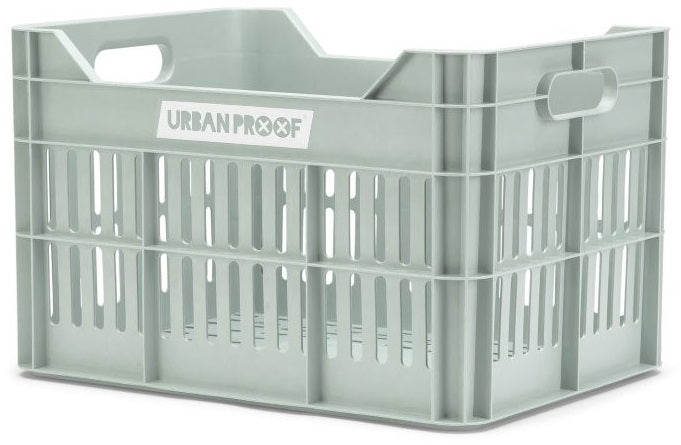 Gerecyclede Fietskrat Urban Proof Click 30 Liter - Mistig Mintgroen