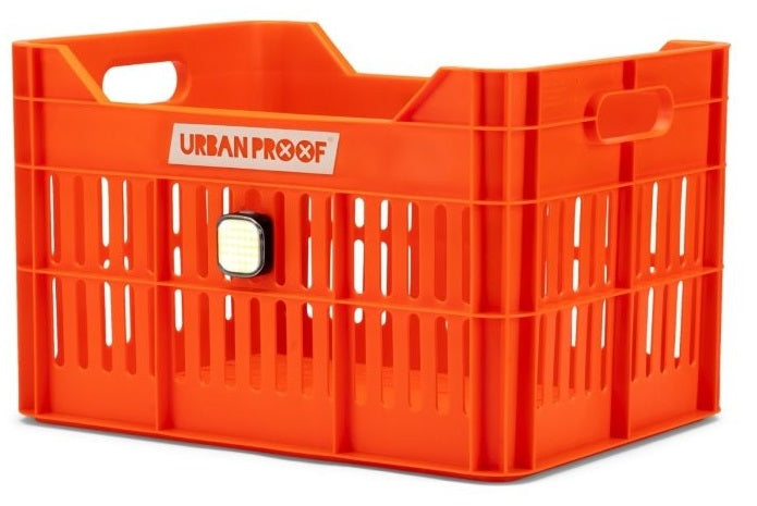 Gerecyclede Fietskrat Urban Proof Click 30 Liter - Oranje