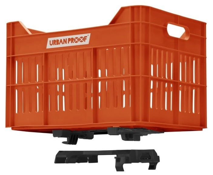 Gerecyclede Fietskrat Urban Proof Click 30 Liter - Oranje