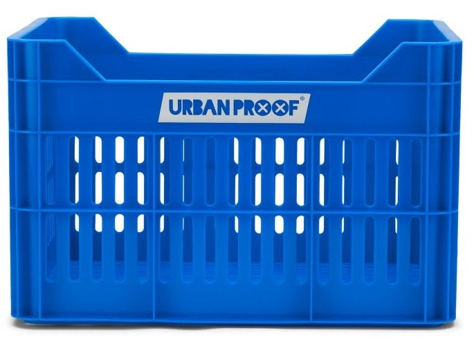 Gerecyclede fietskrat Urban Proof Click 30 liter - koningsblauw