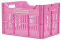 Gerecyclede Fietskrat Urban Proof Click 30 Liter - Felroze