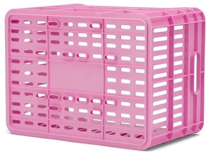Gerecyclede Fietskrat Urban Proof Click 30 Liter - Felroze