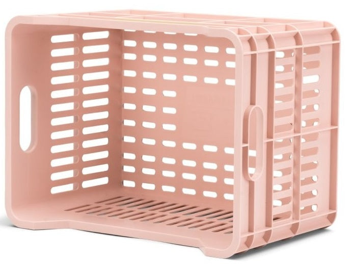 Gerecyclede Fietskrat Urban Proof Junior 15 Liter - Pastelroze