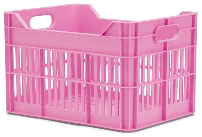 Gerecyclede Fietskrat Urban Proof Junior 15 Liter - Felroze