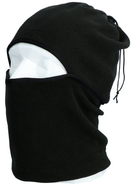 Multifunctionele nekwarmer Edge - Polyester - zwart