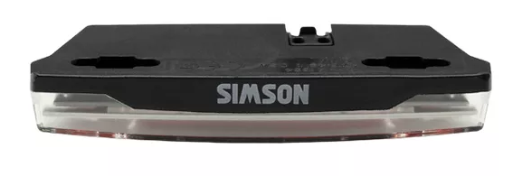 Dragerachterlicht Simson Spectra 6-48V E-bike - rood