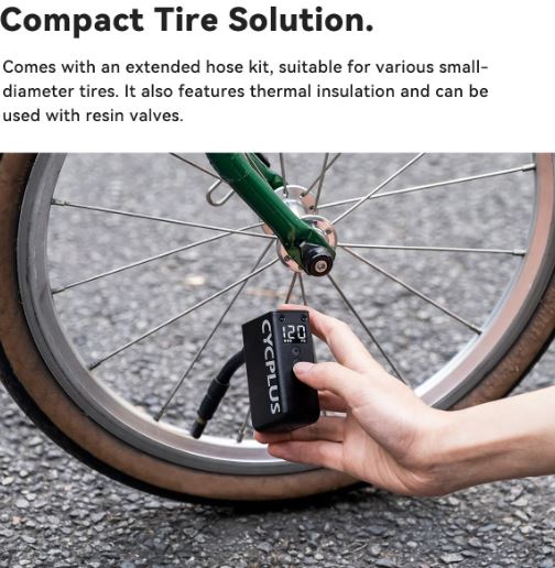 Elektrische accupomp Cycplus AS2 Pro - zwart