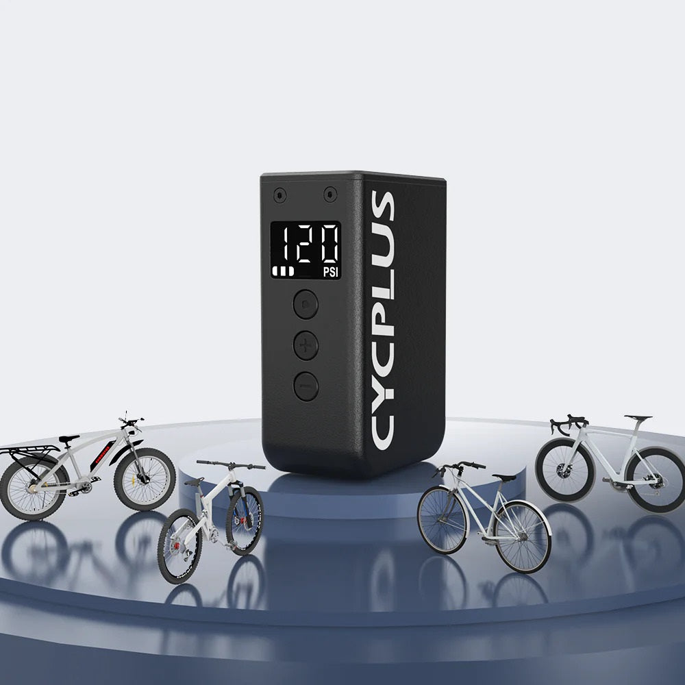 Elektrische accupomp Cycplus AS2 Pro - zwart