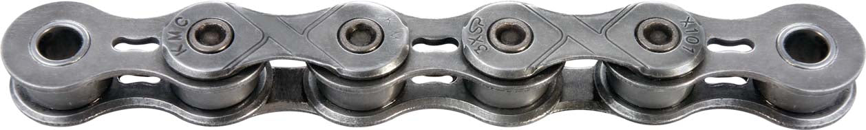 Ketting single speed E101 EPT e-bike 112 schakels - donker zilver