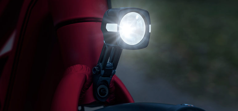 Koplamp Sigma EOX FL 100 - incl houder en verlengkabel