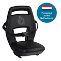 Kinderzitje achter Qibbel Junior 6+ Longtail Edition - Midnight Black