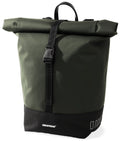 Gerecyclede enkele fietstas Urban Proof Rolltop 20 liter 30 x 15 x 42cm - groen