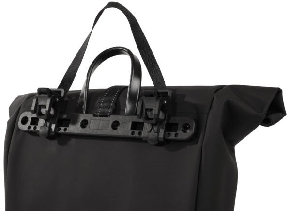 Gerecyclede enkele fietstas Urban Proof Rolltop 20 liter 30 x 15 x 42cm - groen