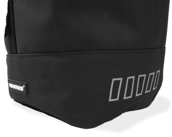 Gerecyclede enkele fietstas Urban Proof Rolltop 20 liter 30 x 15 x 42cm - blauw
