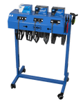 Reel Center Pro KMC Kettingrol houder - Blauw - 3 werkplaats kettingrollen
