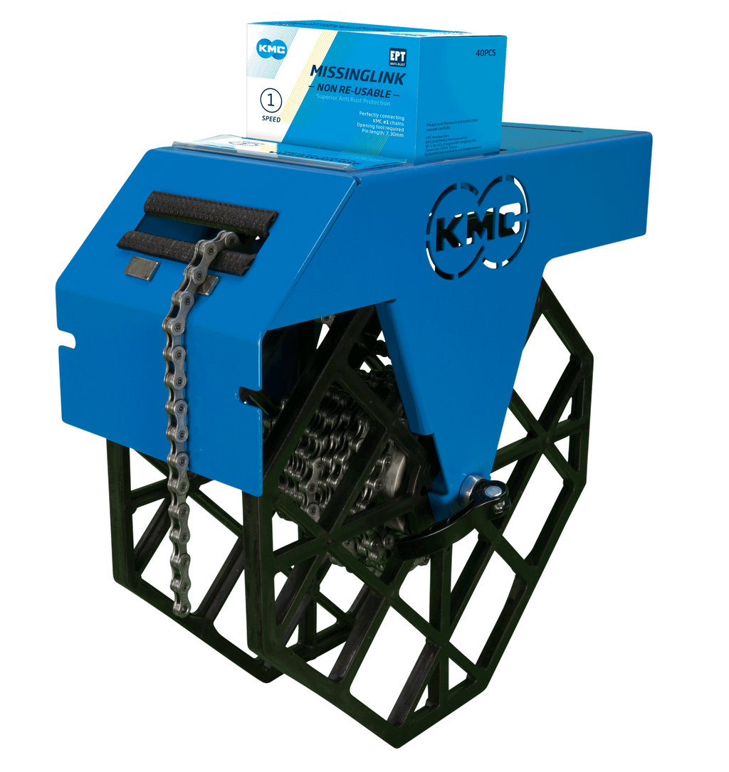 Reel Holder KMC Kettingrol wandhouder - Blauw - werkplaats kettingrol