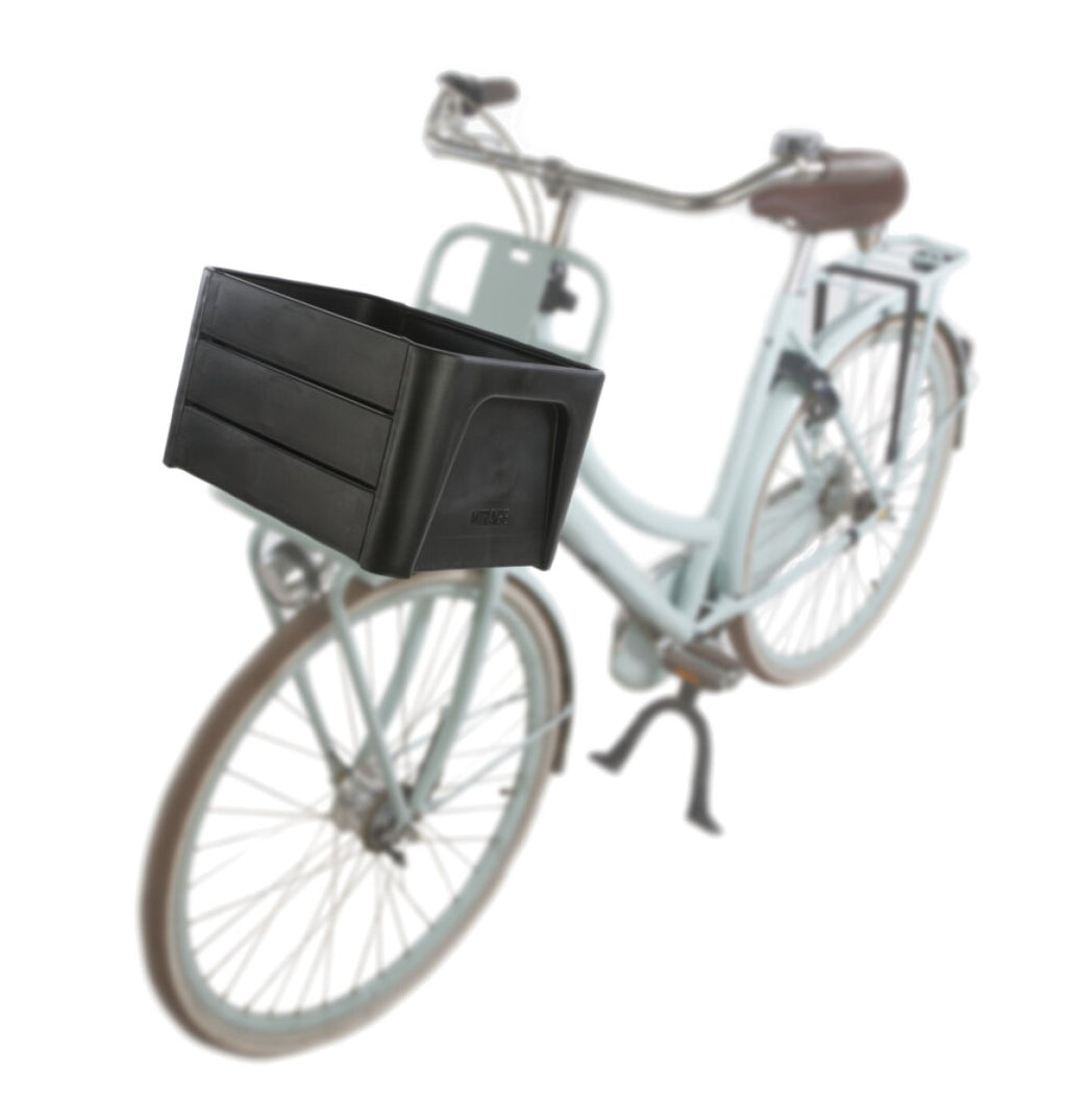 Fietskrat Mirage 'Klik 'n Krat' - zwart - 24L