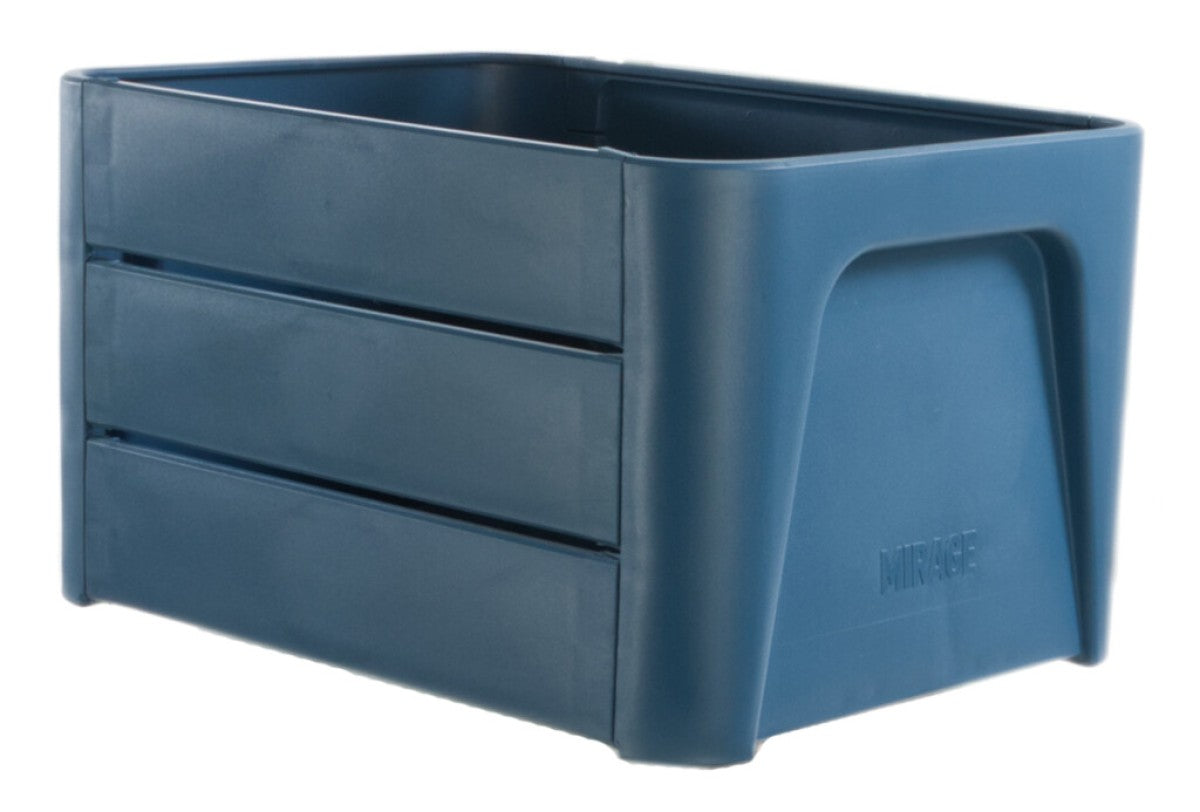 Fietskrat Mirage 'Klik 'n Krat' - blauw - 24L
