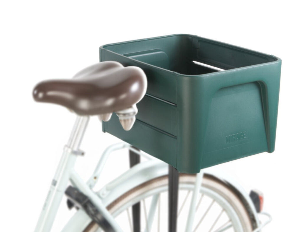 Fietskrat Mirage 'Klik 'n Krat' - groen - 24L