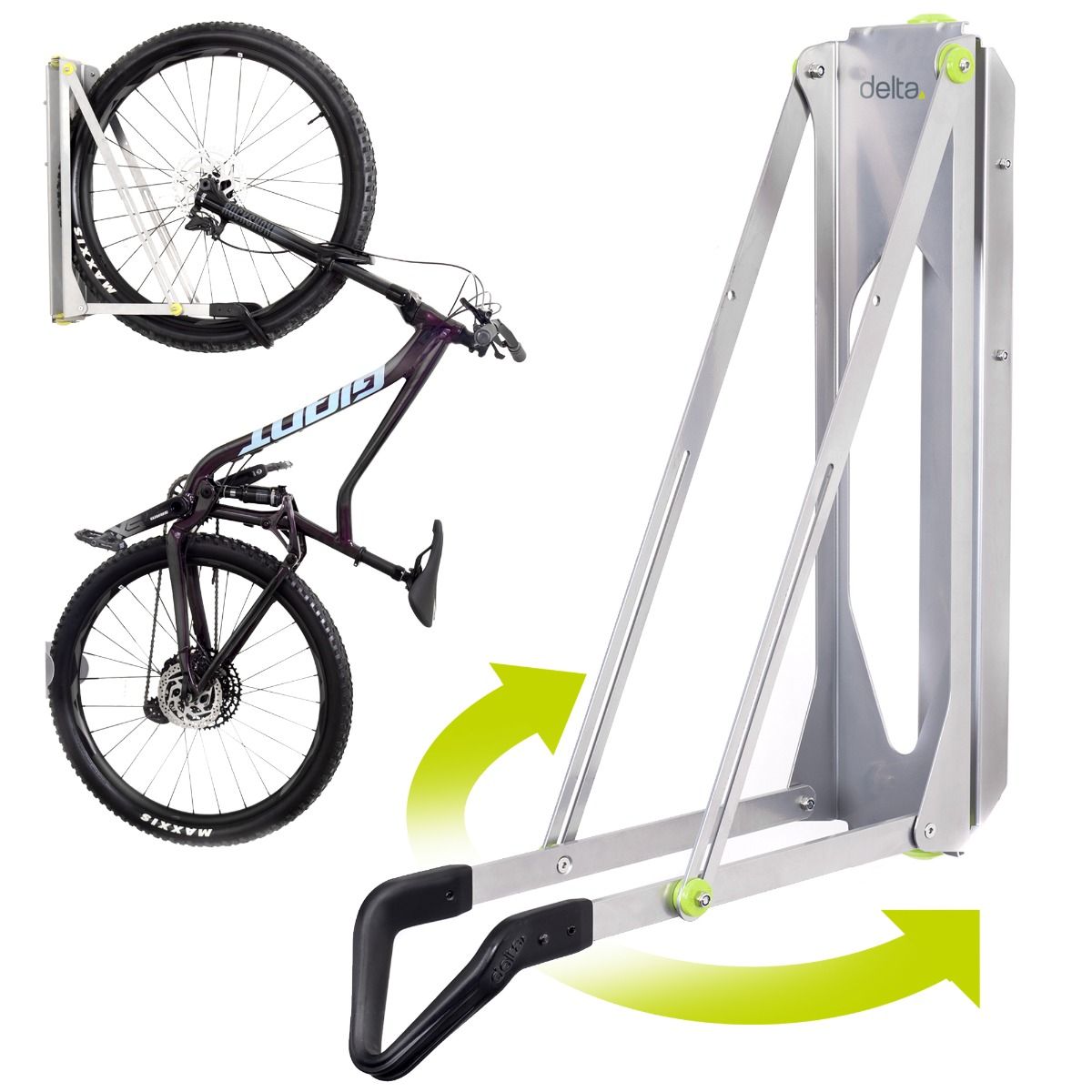 Verstelbaar fietsenrek Delta Cycle 20-29" - zilver