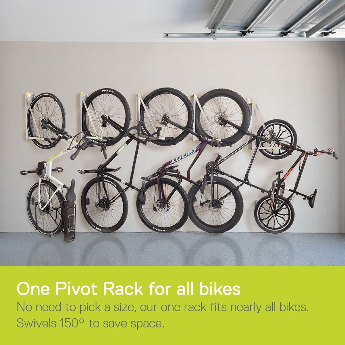 Verstelbaar fietsenrek Delta Cycle 20-29" - zwart